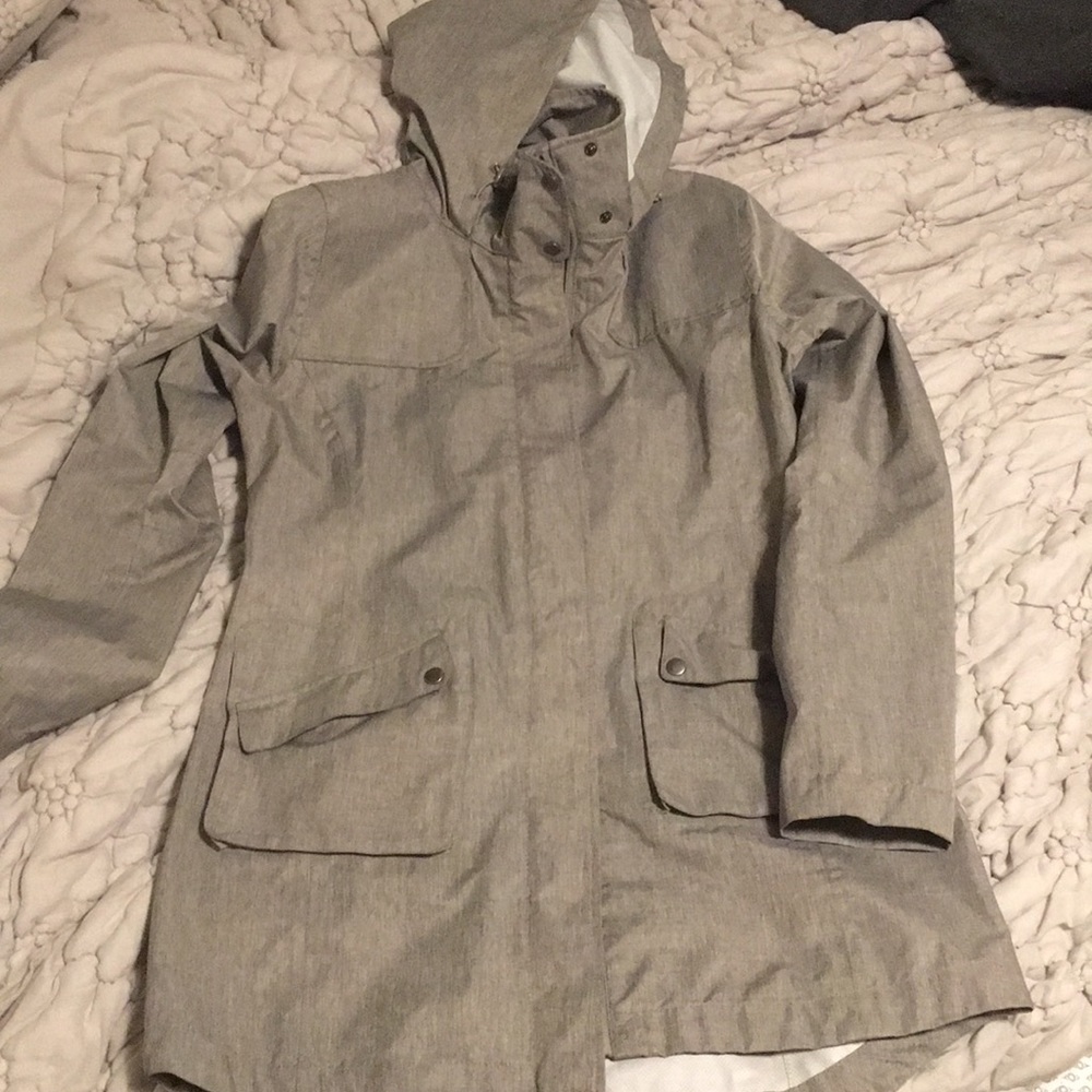 Long rain coat
